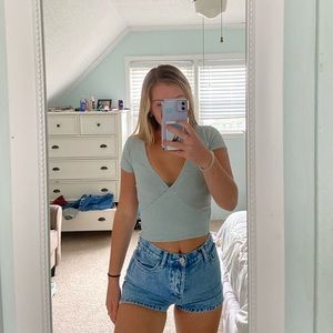Urban Outfitters Wrap Crop Top